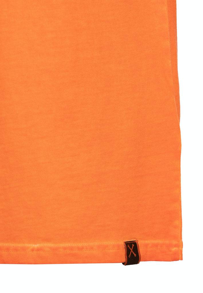 Queen Kerosin Oil Washed T-Shirt «Sacred Wheel» 50% Rabatt mit kostenlosem Versand