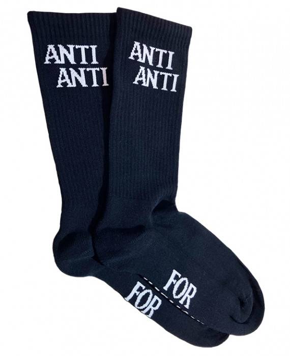 Rebel Rockers Anti Sneaker Sock blk Fabrik Onlineshop