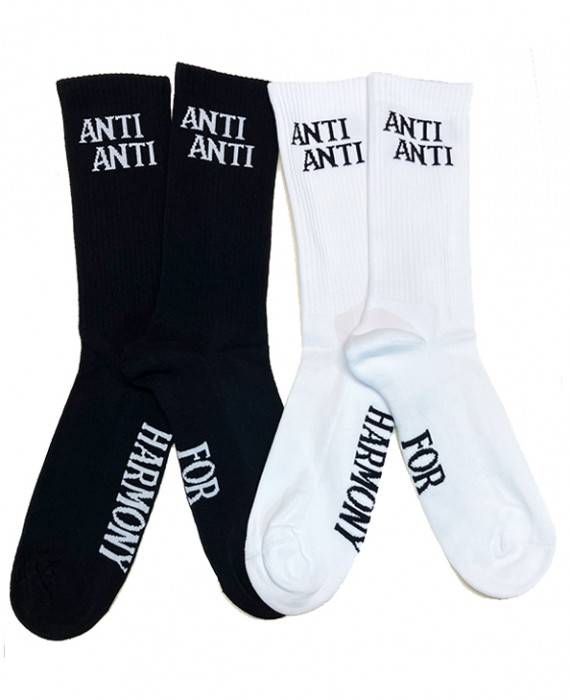 Rebel Rockers Anti Sneaker Sock blk Fabrik Onlineshop
