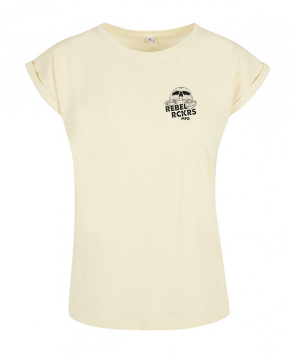 Rebel Rockers Pale Girl Loosefit Tee vanilla Weihnachtsangebot