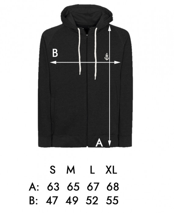 Rebel Rockers Girl Anchor Zipper Verkauf