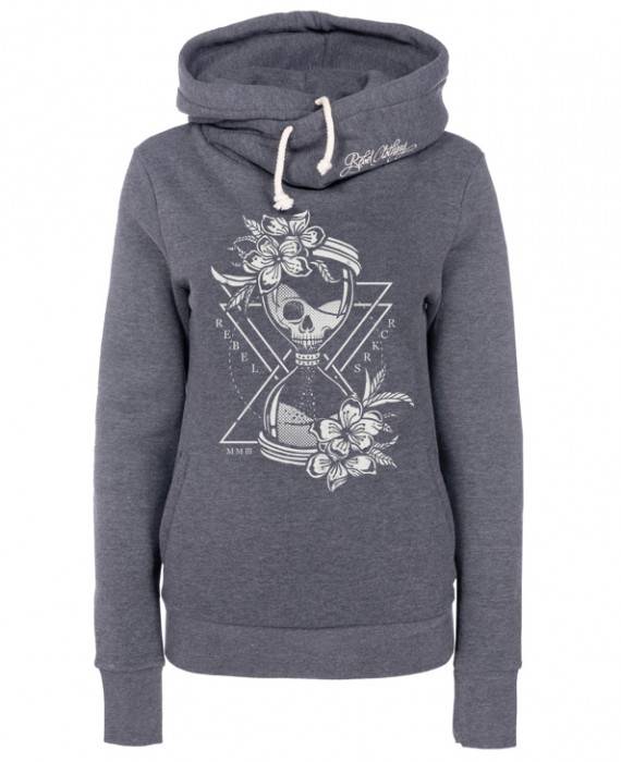 Rebel Rockers Hourglass Twisted Hooded Fabrikverkauf