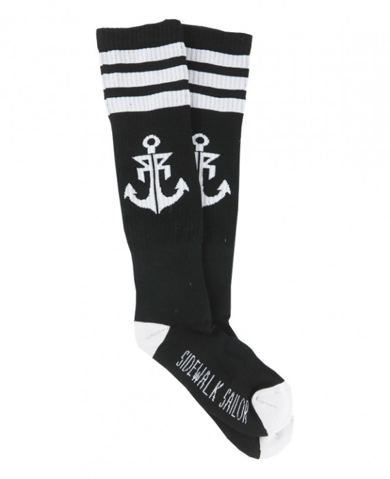 Rebel Rockers Tube Sock Anchor black Bestseller