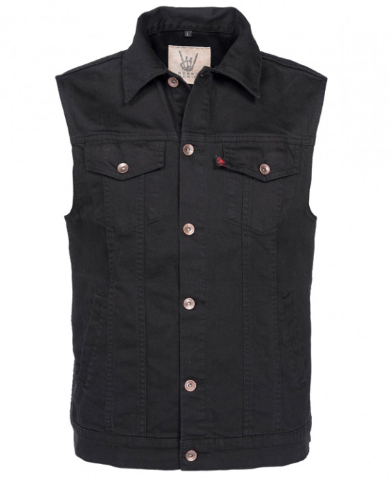 Rebel Rockers Jeans Weste Bis zu 50% Rabatt