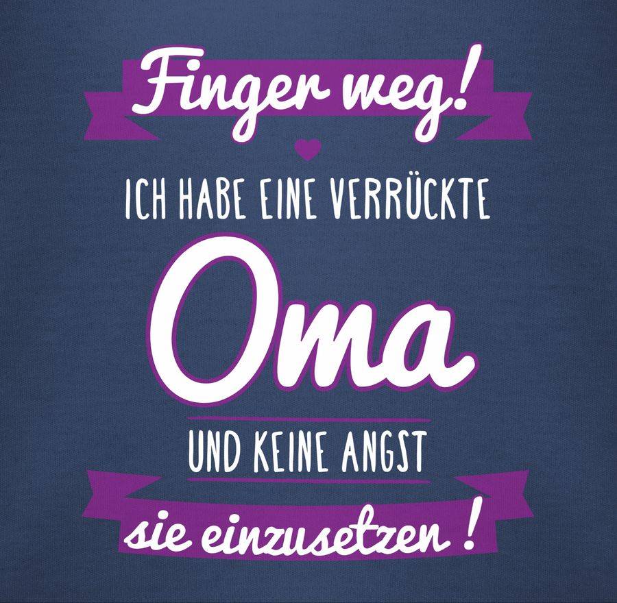 Shirtracer Ich habe eine verrückte Oma Lila Shirts & Mehr Shirtracer Rabatt