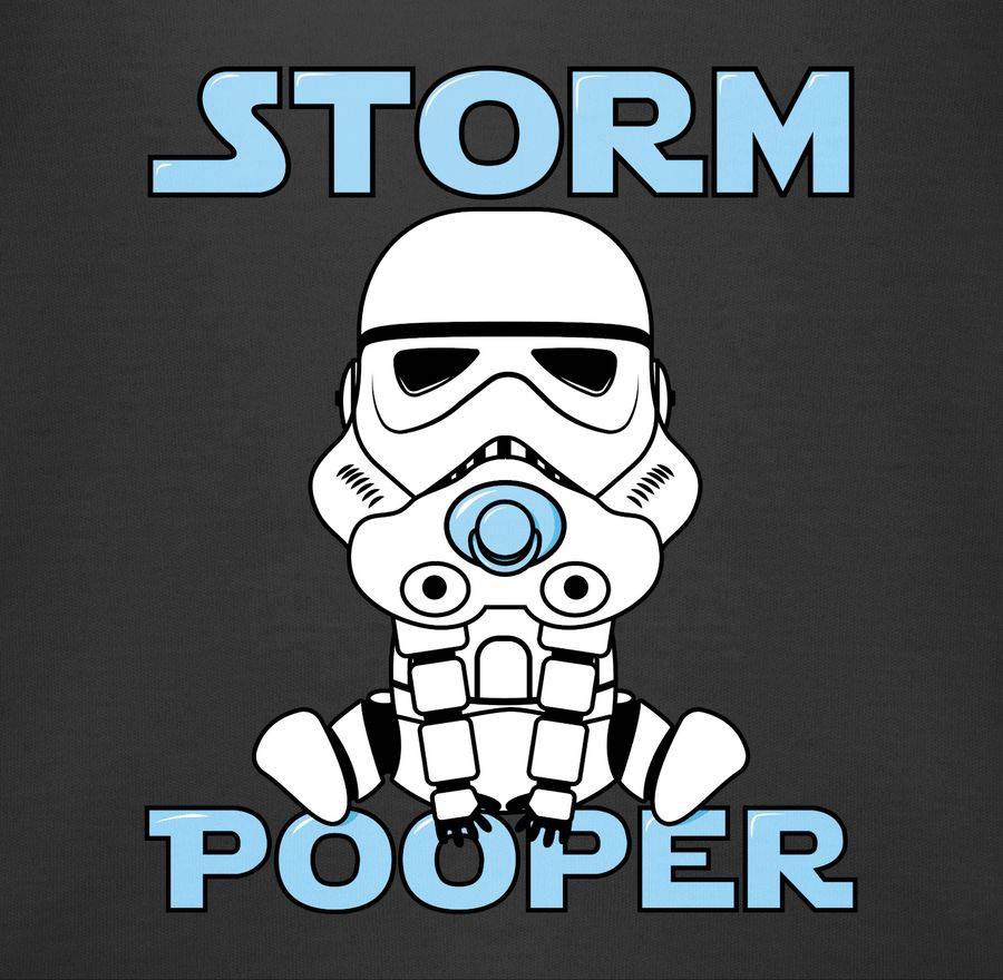 Shirtracer Storm Pooper Stormpooper: Tshirt Rucksack Shirtracer Begrenztes Angebot