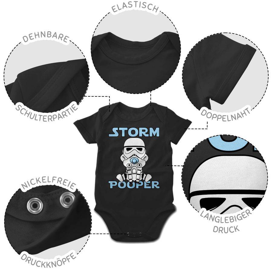 Shirtracer Storm Pooper Stormpooper: Tshirt Rucksack Shirtracer Begrenztes Angebot