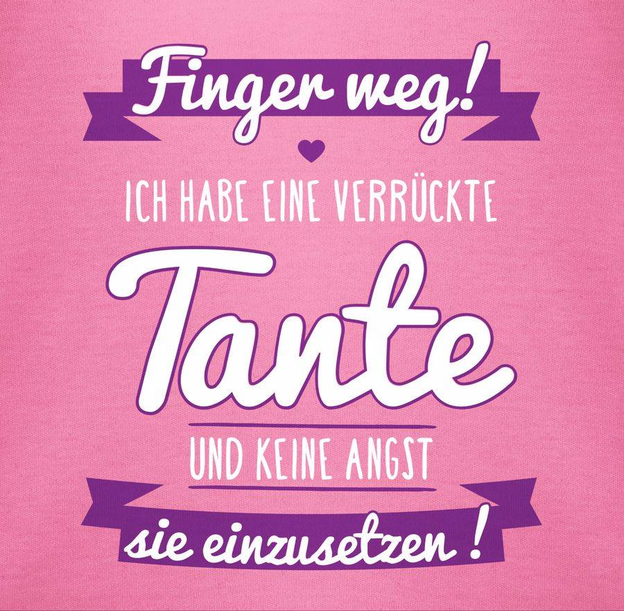 Shirtracer Ich habe eine verrückte Tante Lila: T-Shirt Gym Bag Shirtracer Preisnachlass