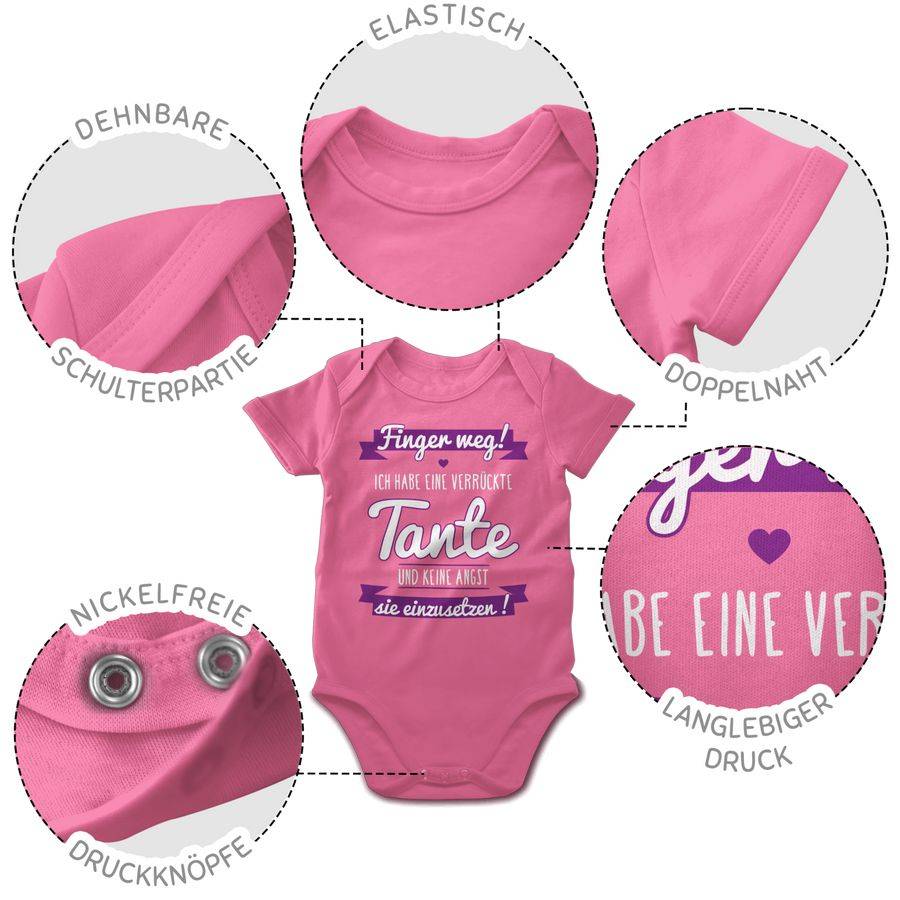 Shirtracer Ich habe eine verrückte Tante Lila: T-Shirt Gym Bag Shirtracer Preisnachlass