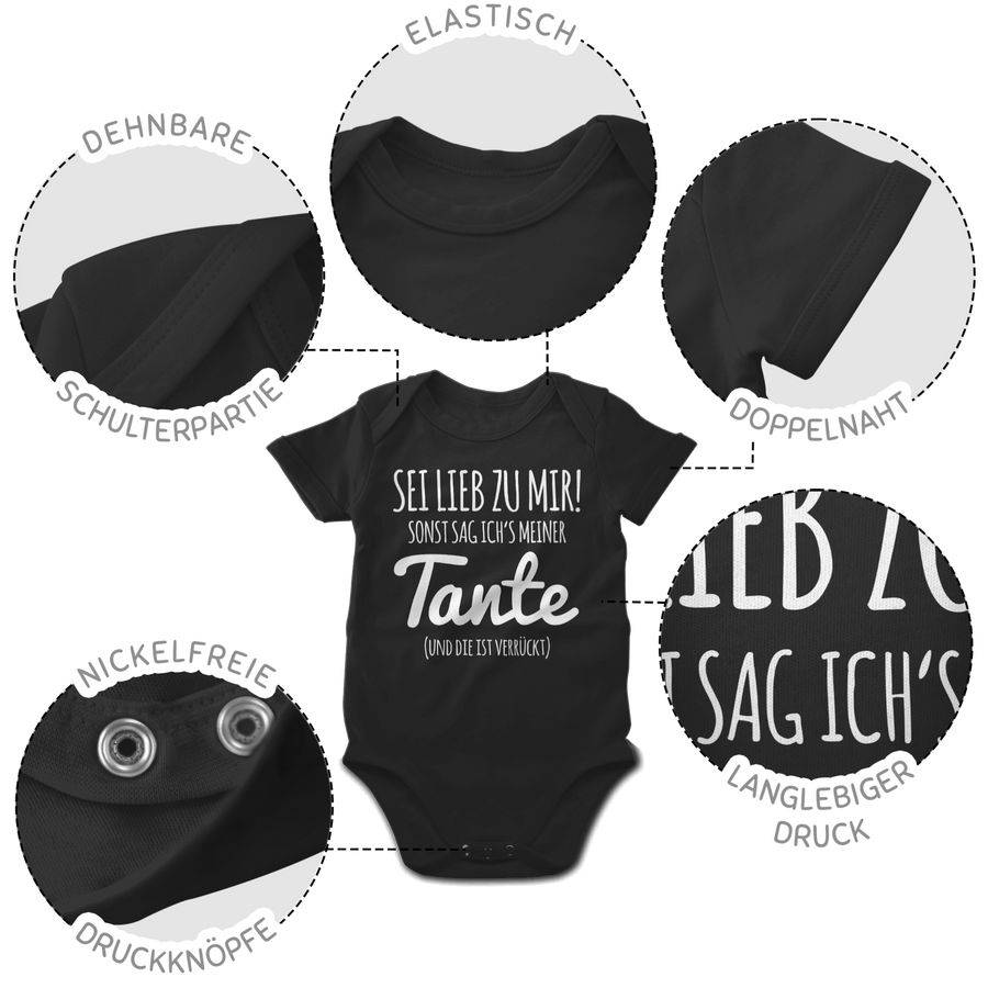 Shirtracer Sei lieb zu mir sonst sag ichs meiner Tante Shirts & Mehr Shirtracer Weihnachtsangebot