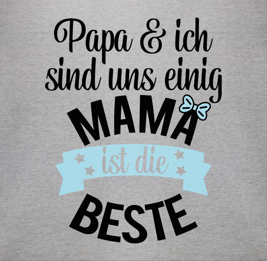 Shirtracer Mama ist die beste - blau schwarz Shirts & Mehr Shirtracer Blitzangebot