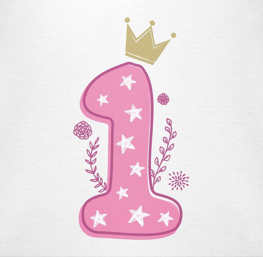 Shirtracer Erster Mädchen Krone Sterne Shirts & Mehr Shirtracer Kauf eins, bekomm eins gratis