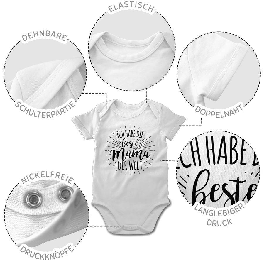 Shirtracer Ich habe die beste Mama der Welt Shirts & Mehr Shirtracer VIP-Rabatte