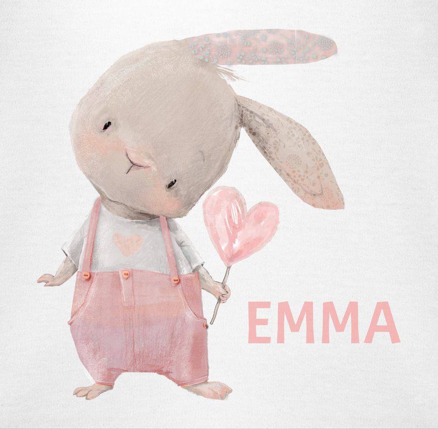 Shirtracer Mädchen Hase Rabbit Häschen Langohr Süße Hasen: T-Shirt Rucksack Shirtracer Begrenzte Freigabe