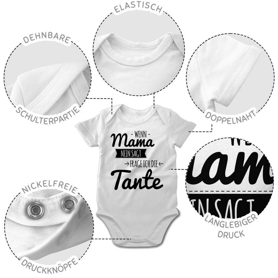 Shirtracer Wenn Mama nein sagt frag ich die Tante Shirts & Mehr Shirtracer Letzter Tag