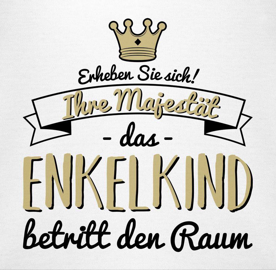 Shirtracer Ihre Majestät das Enkelkind betritt den Raum: T-Shirt Rucksack Shirtracer Vierteljährliche Förderung