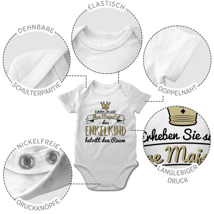 Shirtracer Ihre Majestät das Enkelkind betritt den Raum: T-Shirt Rucksack Shirtracer Vierteljährliche Förderung