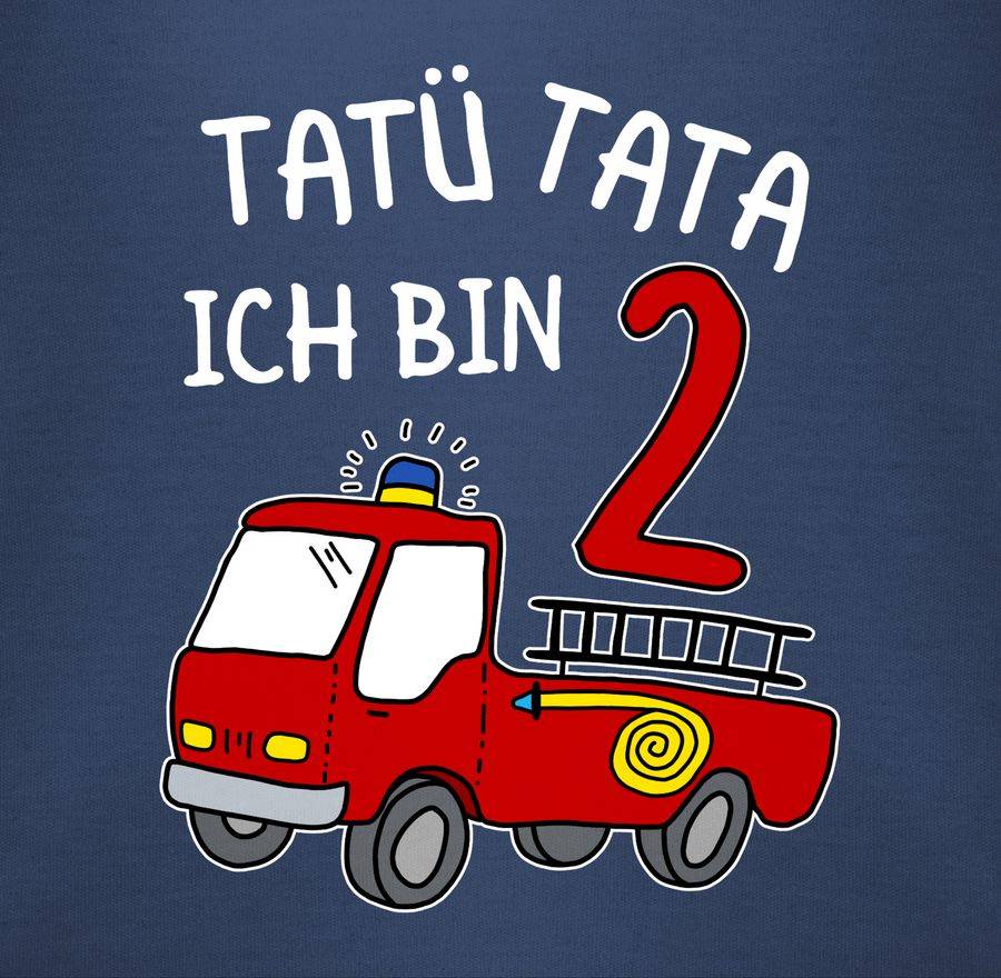 Shirtracer Tatü Tata Ich bin zwei Feuerwehrauto Shirts & Mehr Shirtracer Kostenloser Versand international