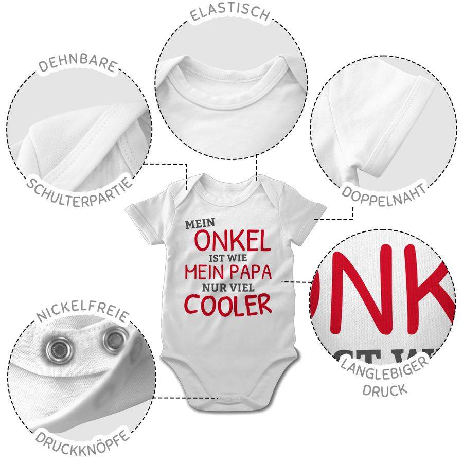 Shirtracer Mein Onkel ist wie mein Papa nur cooler Shirts & Mehr Shirtracer Online