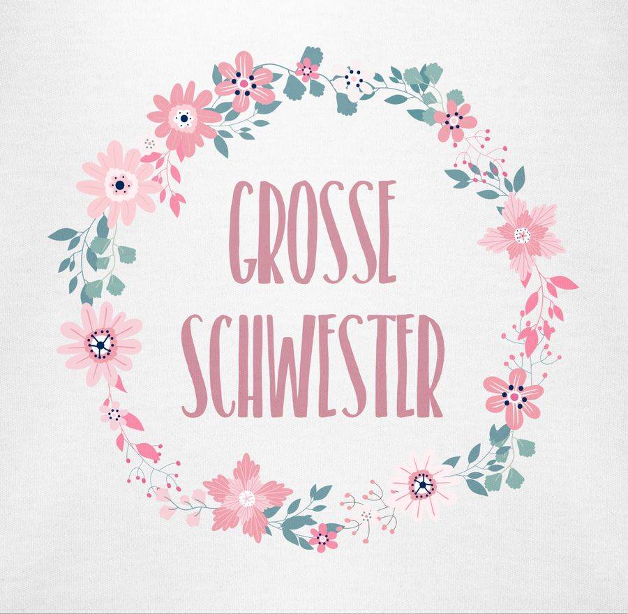 Shirtracer Große Schwester - Schwesterherz: T-Shirt Rucksack Shirtracer Auslauf