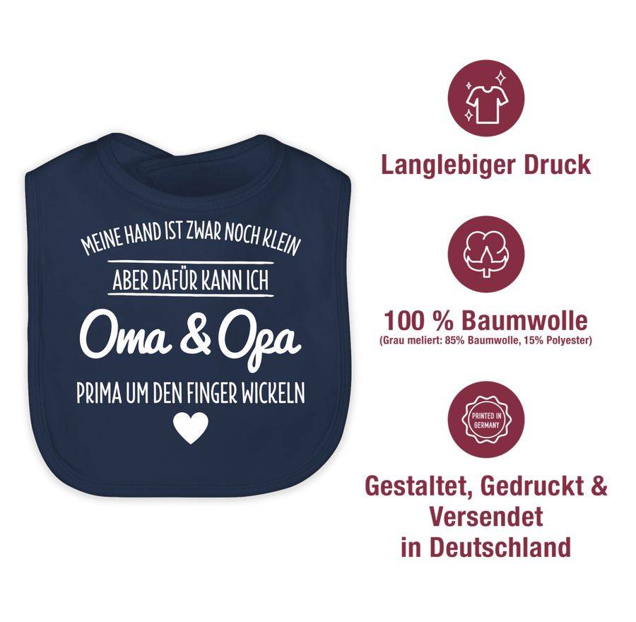 Shirtracer Oma und Opa um den Finger wickeln Shirts & Mehr Shirtracer Fabrikverkauf
