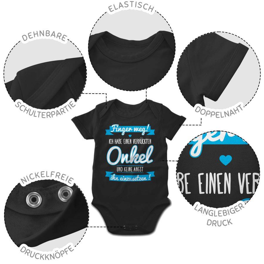 Shirtracer Ich habe einen verrückten Onkel blau Shirts & Mehr Shirtracer Meist gekauft