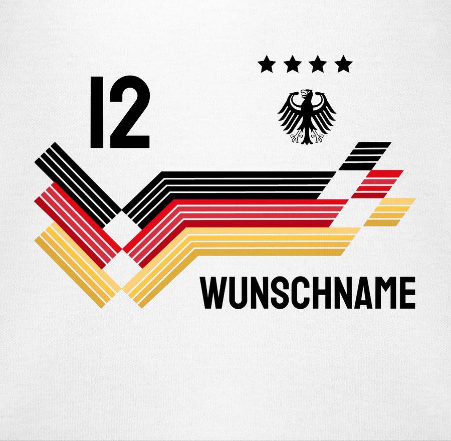 Shirtracer Trikot mit anpassbarem Namen und Trikotnummer: T-Shirt Gym Bag Shirtracer Sonderangebot