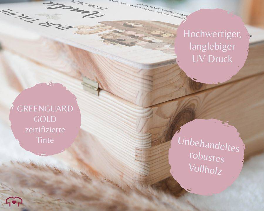 Shirtracer Zur Taufe mit Spruch Arche Noah Erinnerungskiste Taufe Shirtracer Großer Ausverkauf