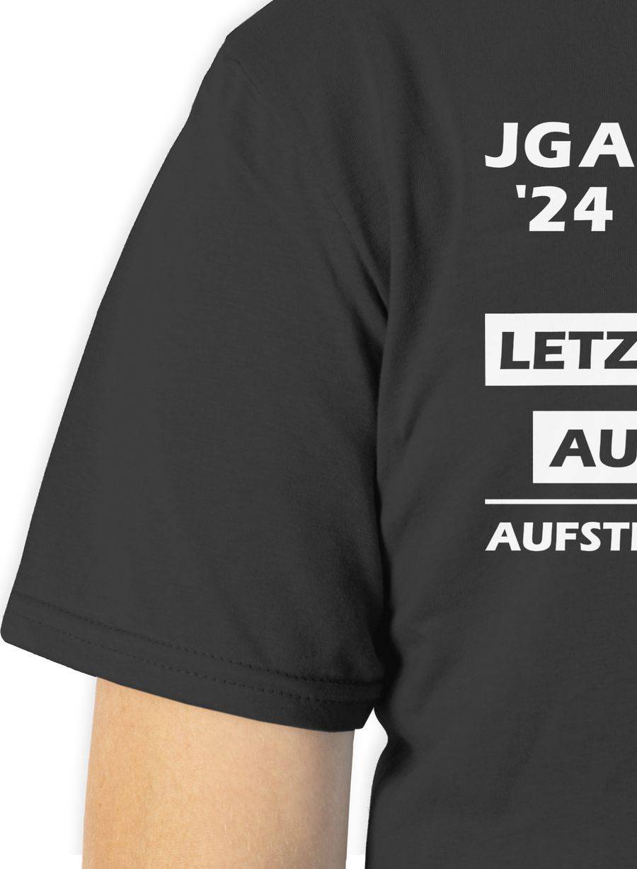 Shirtracer Letzte Auswärtstour - JGA 2024 I Team Bräutigam: Tshirt Rucksack Shirtracer Valentinstagsangebot