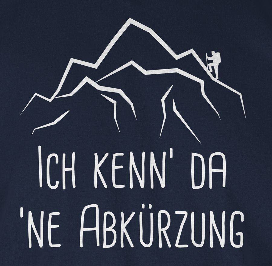 Shirtracer Ich kenn' da 'ne Abkürzung - weiß Shirts & Mehr Shirtracer Räumungsverkauf
