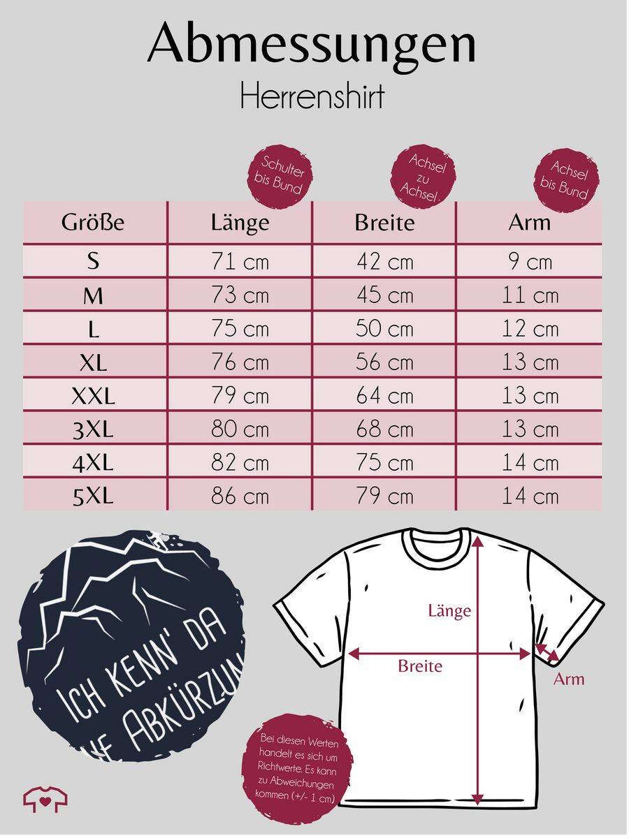 Shirtracer Ich kenn' da 'ne Abkürzung - weiß Shirts & Mehr Shirtracer Räumungsverkauf