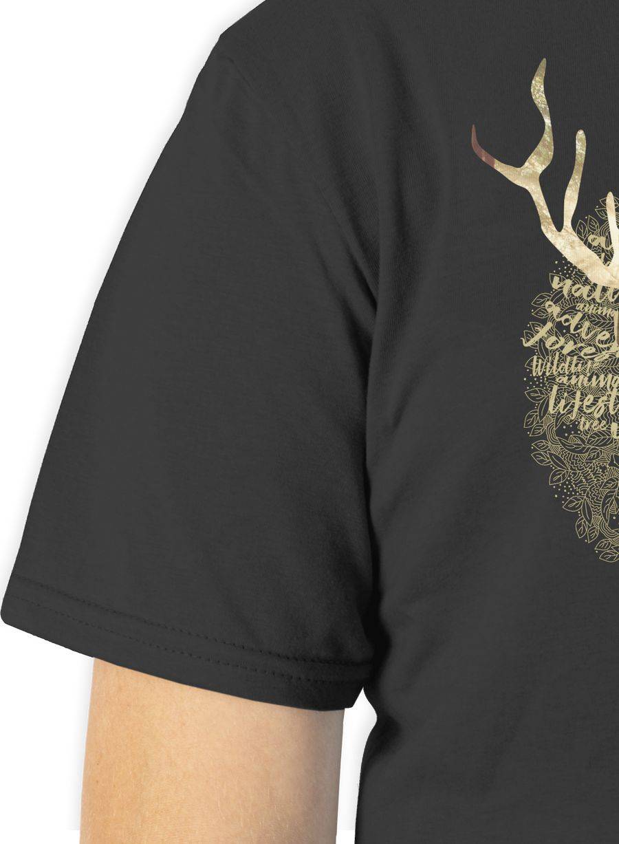 Shirtracer Hirsch: Tshirt Gym Bag Shirtracer Nur für heute