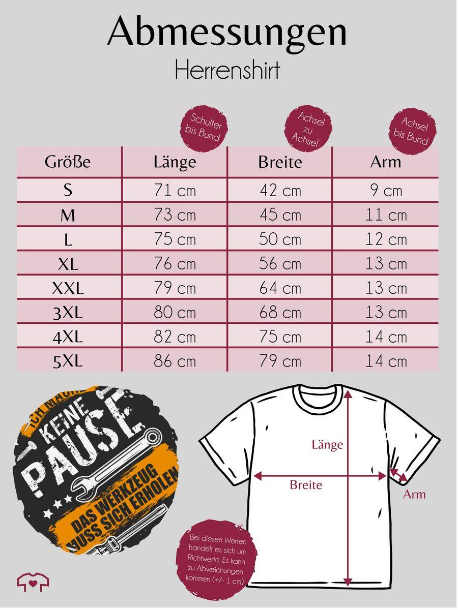 Shirtracer Ich mache keine Pause, das Werkzeug muss sich erholen Shirts & Mehr Shirtracer Vierteljährliche Förderung