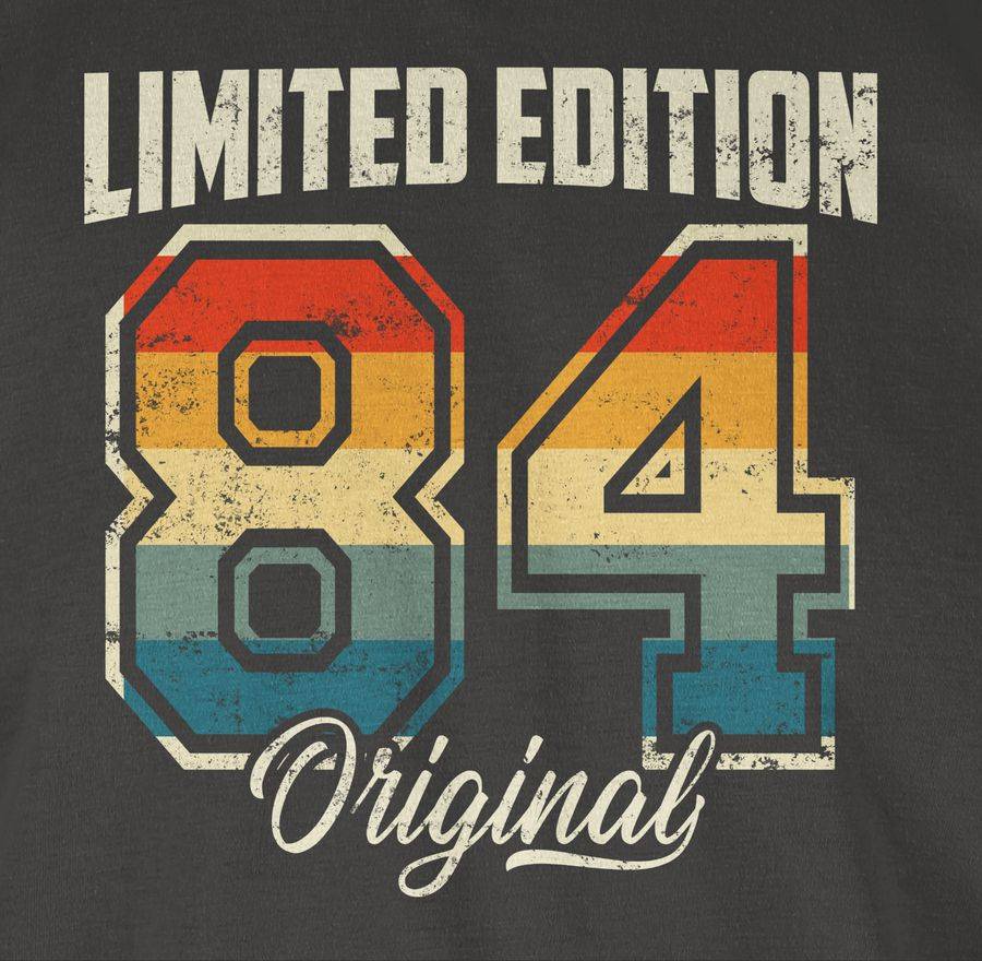 Shirtracer Limited Edition 1984 Original Vierzigster: T-Shirt Turnbeutel Shirtracer Im Verkauf