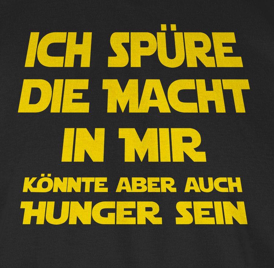 Shirtracer Ich spüre die Macht in mir Könnte aber auch Hunger sein: Tshirt Gym Bag Shirtracer Rabatte dieses Monats