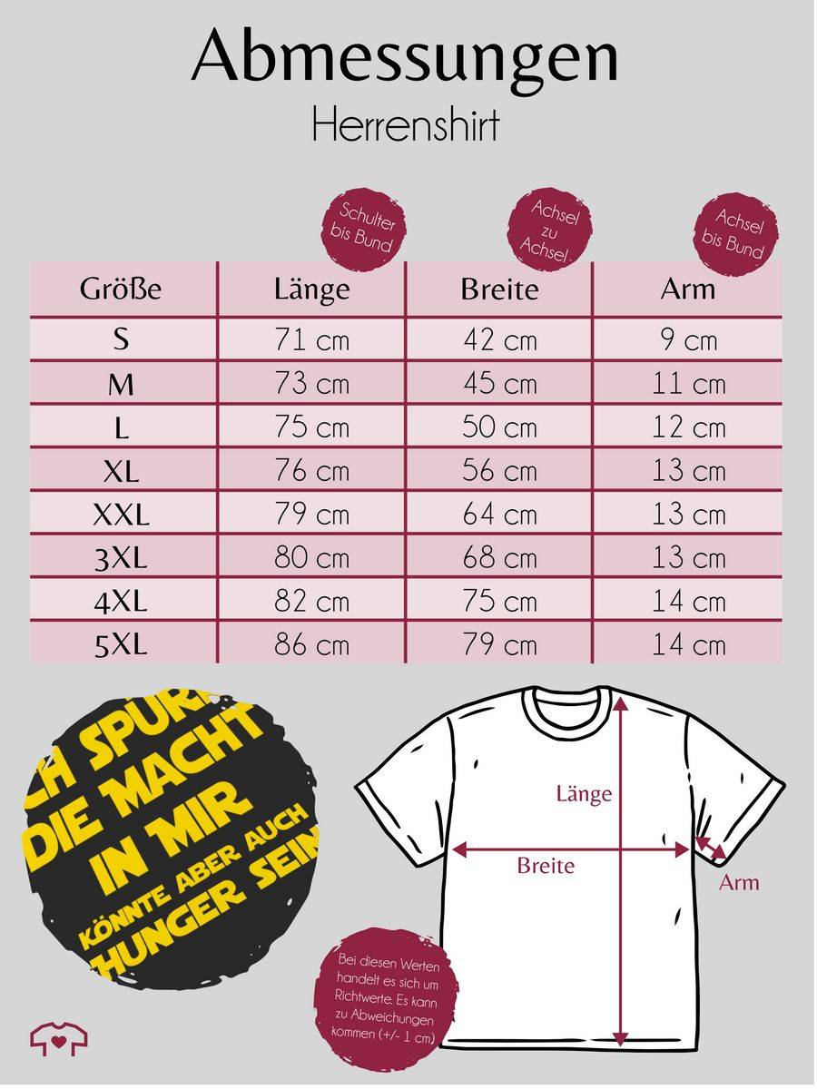 Shirtracer Ich spüre die Macht in mir Könnte aber auch Hunger sein: Tshirt Gym Bag Shirtracer Rabatte dieses Monats