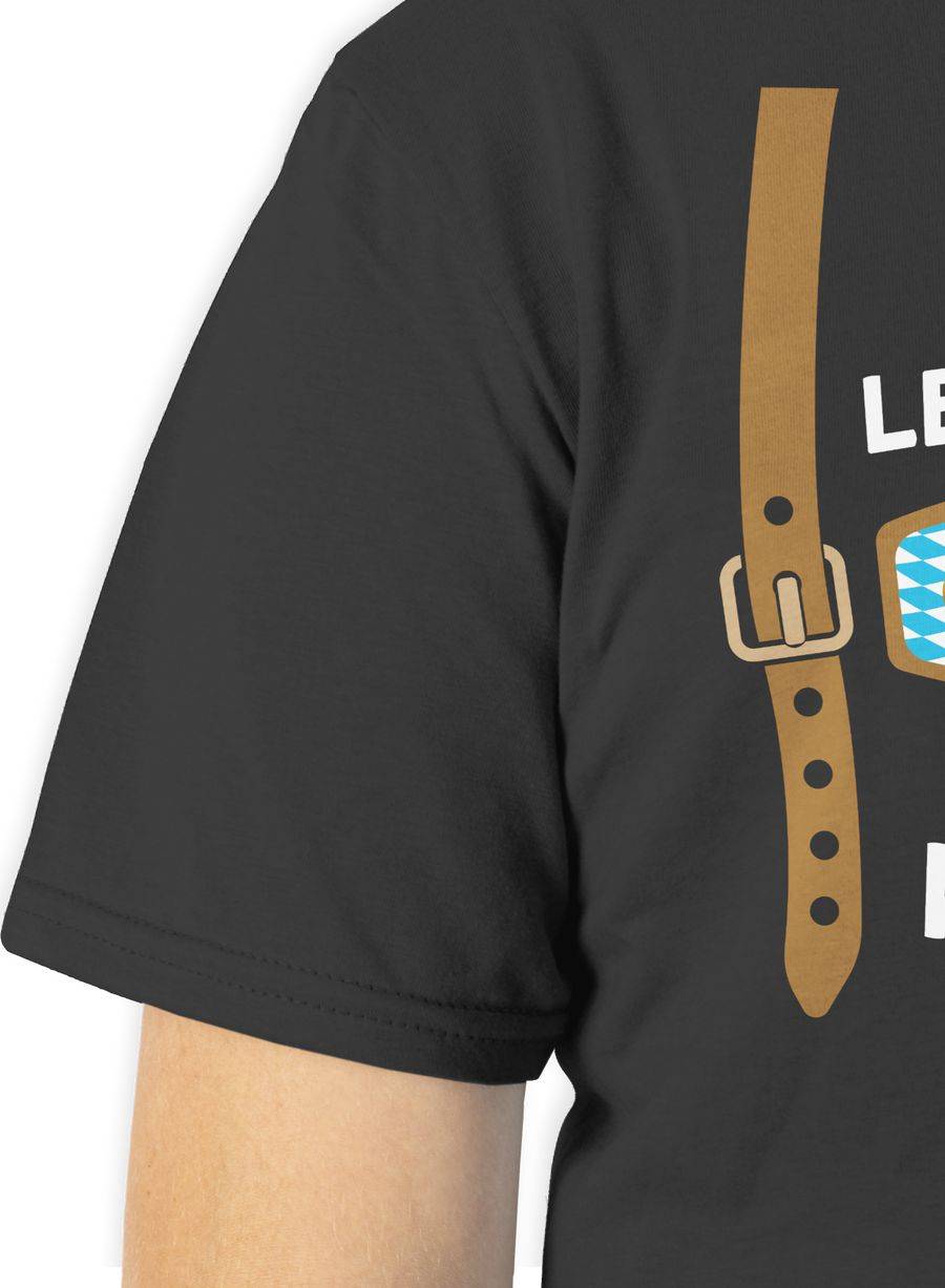 Shirtracer Meine Lederhose ist in der Wäsche Brezeln Shirts & Mehr Shirtracer Online