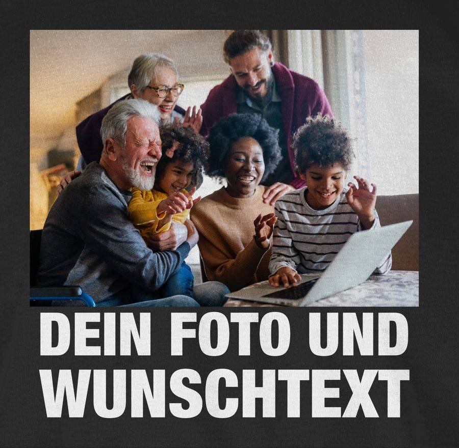 Shirtracer Mit Bild eigenem Foto Name Text Wunschtext: Tshirt Rucksack Shirtracer Auslauf