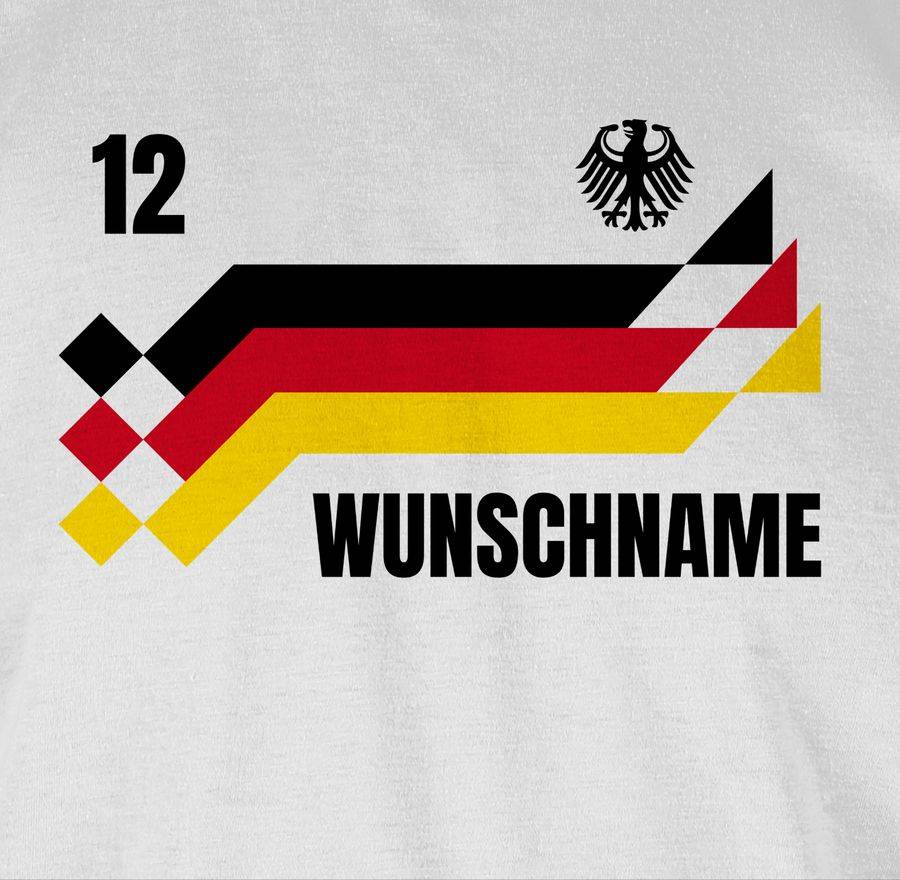 Shirtracer Deutschland Trikot mit Name und Nummer Germany: Tshirt Rucksack Shirtracer Angebote