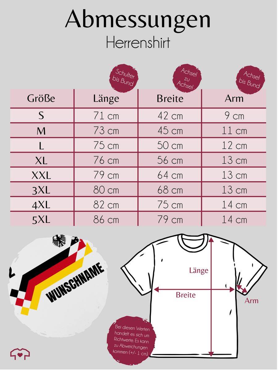 Shirtracer Deutschland Trikot mit Name und Nummer Germany: Tshirt Rucksack Shirtracer Angebote