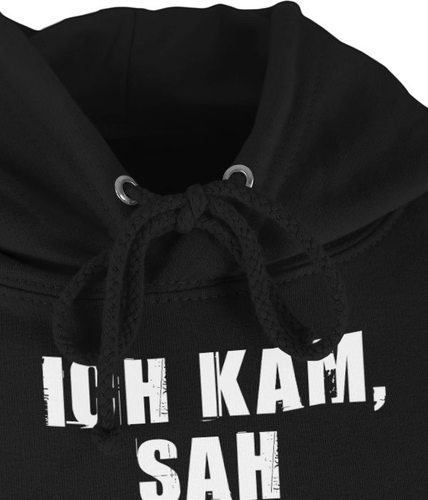 Shirtracer Ich kam sah und hatte direkt keinen Bock mehr - Grunge Optik weiß Shirts & Meh Shirtracer Fabrikverkauf