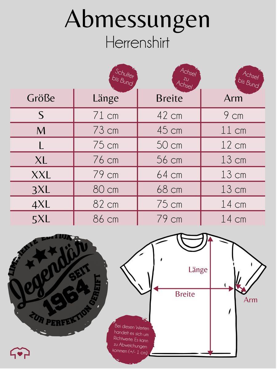 Shirtracer Legendär seit 1964 - schwarz: Tshirt Gym Bag Shirtracer Kostenloser Versand