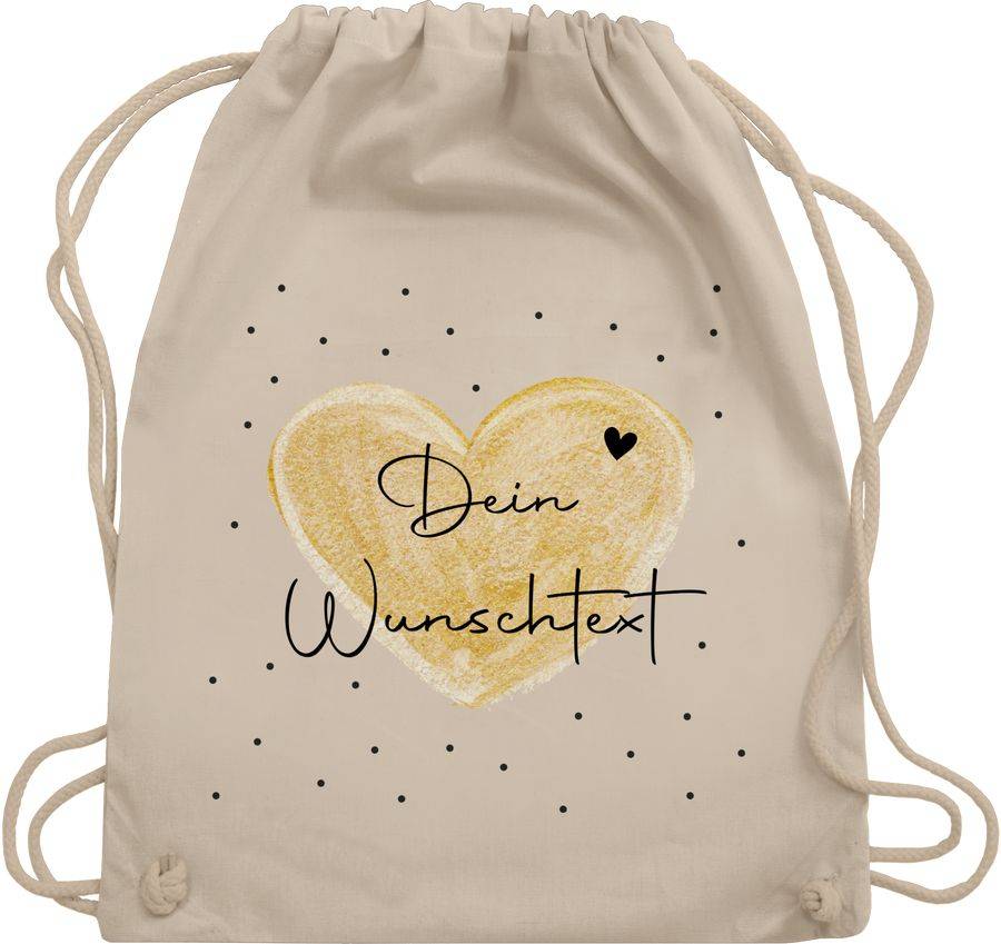 Shirtracer Dein Wunschtext: T-Shirt Gym Bag Shirtracer
