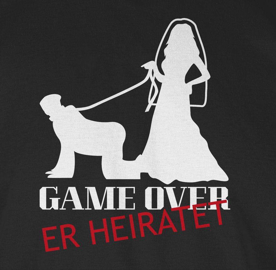 Shirtracer Game over - weiß Shirts & Mehr Shirtracer Weihnachtsangebot