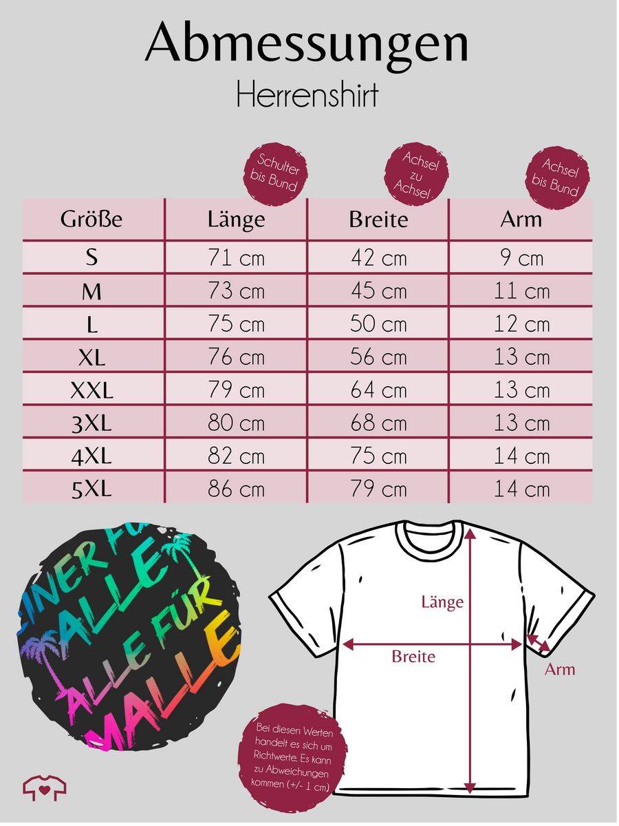 Shirtracer Malle für Alle - Einer für alle Alle für Malle: Tshirt Turnbeutel Shirtracer Osterangebot