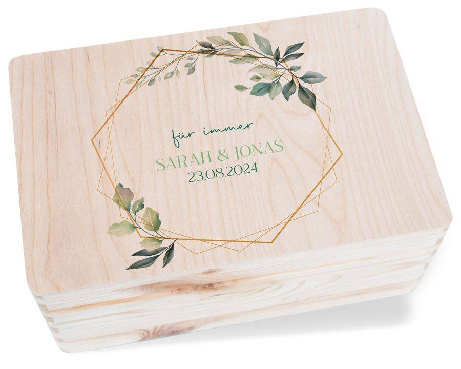 Shirtracer Für immer Hochzeit Box für Geldgeschenke Box für Karten Hochzeit Erinnerun Shirtracer