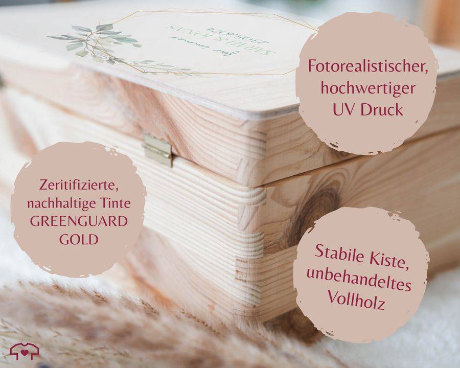Shirtracer Für immer Hochzeit Box für Geldgeschenke Box für Karten Hochzeit Erinnerun Shirtracer Wochenangebot