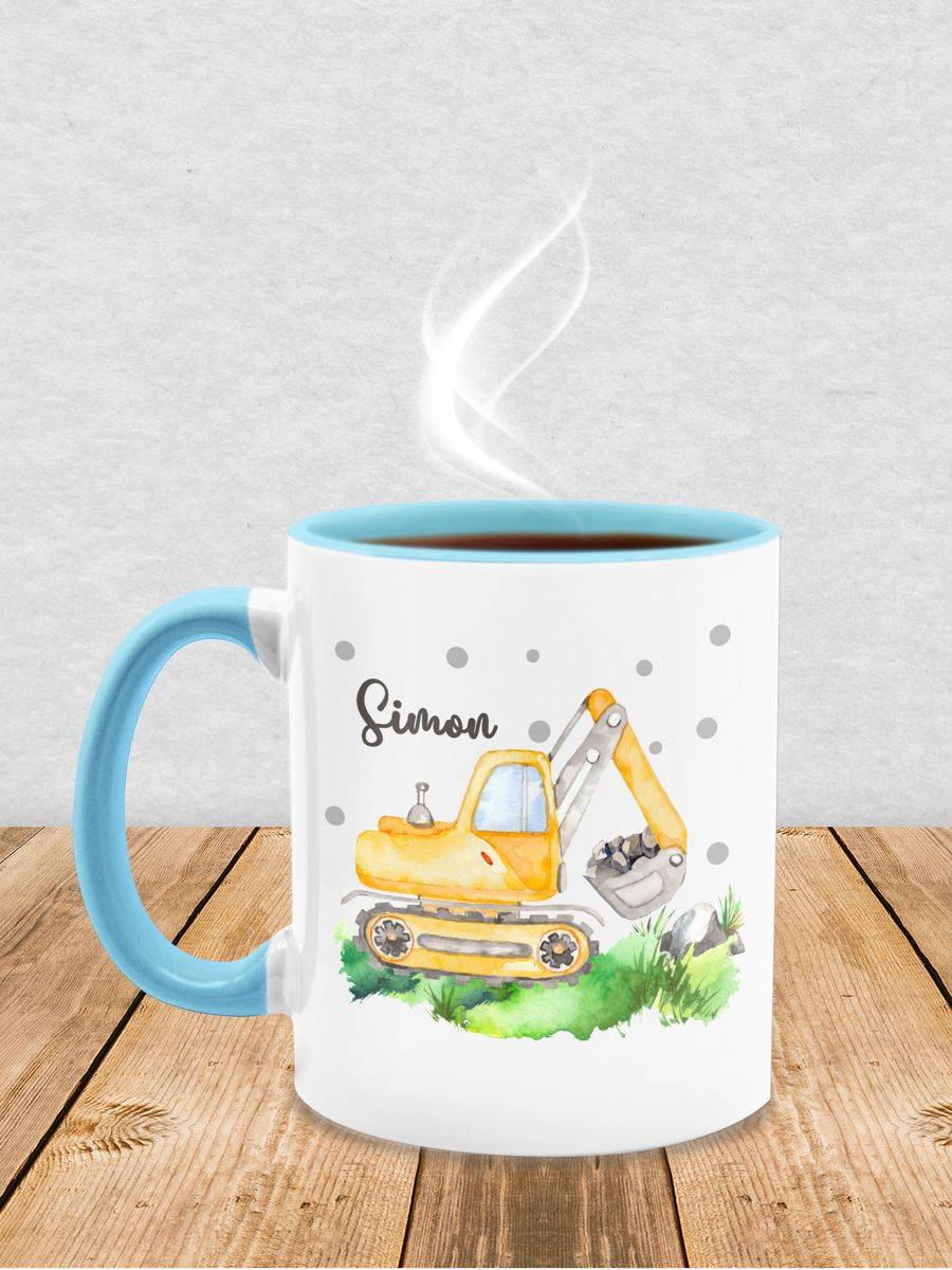 Shirtracer Bagger Baggerfahrer Geschenk: T-Shirt Turnbeutel Shirtracer Sonderangebot der Fabrik
