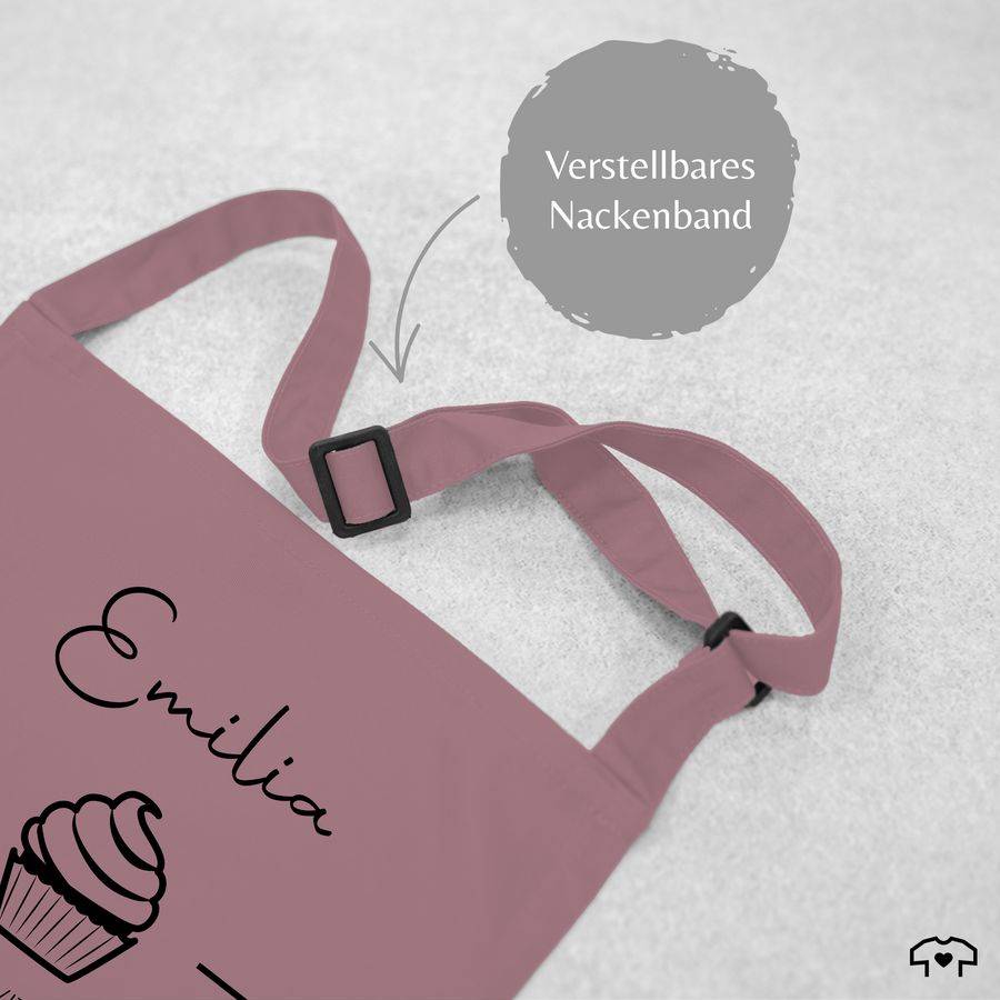 Shirtracer Baking with Love mit Namen: T-Shirt Rucksack Shirtracer Im Verkauf