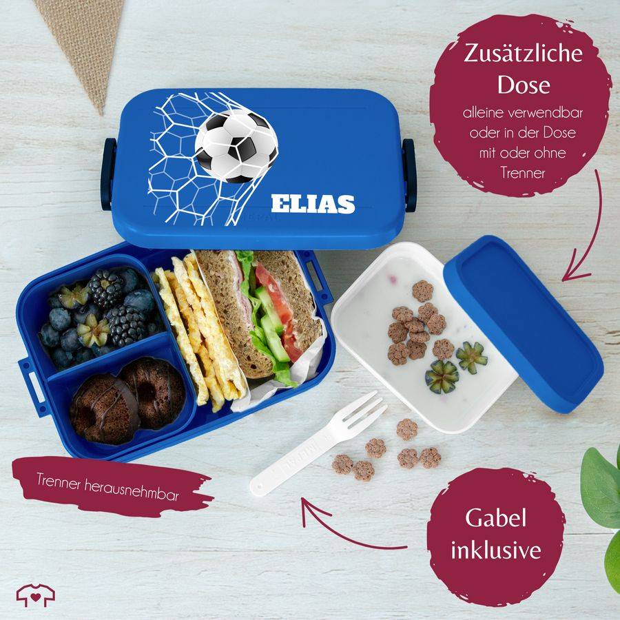 Shirtracer Fußball Brotdose Personalisiert Kleine Geschenke für Fußballfans Fußballgesc Shirtracer Online